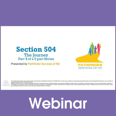 Section 504 - The Journey Part 4: Section 504 Plan