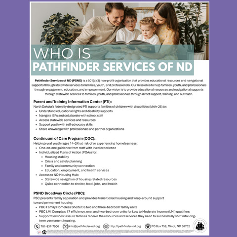 Who is Pathfinder Services of ND