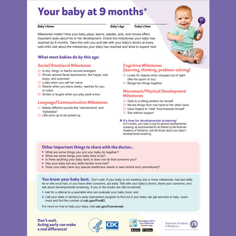 Your Baby at 9 Months (Checklist)
